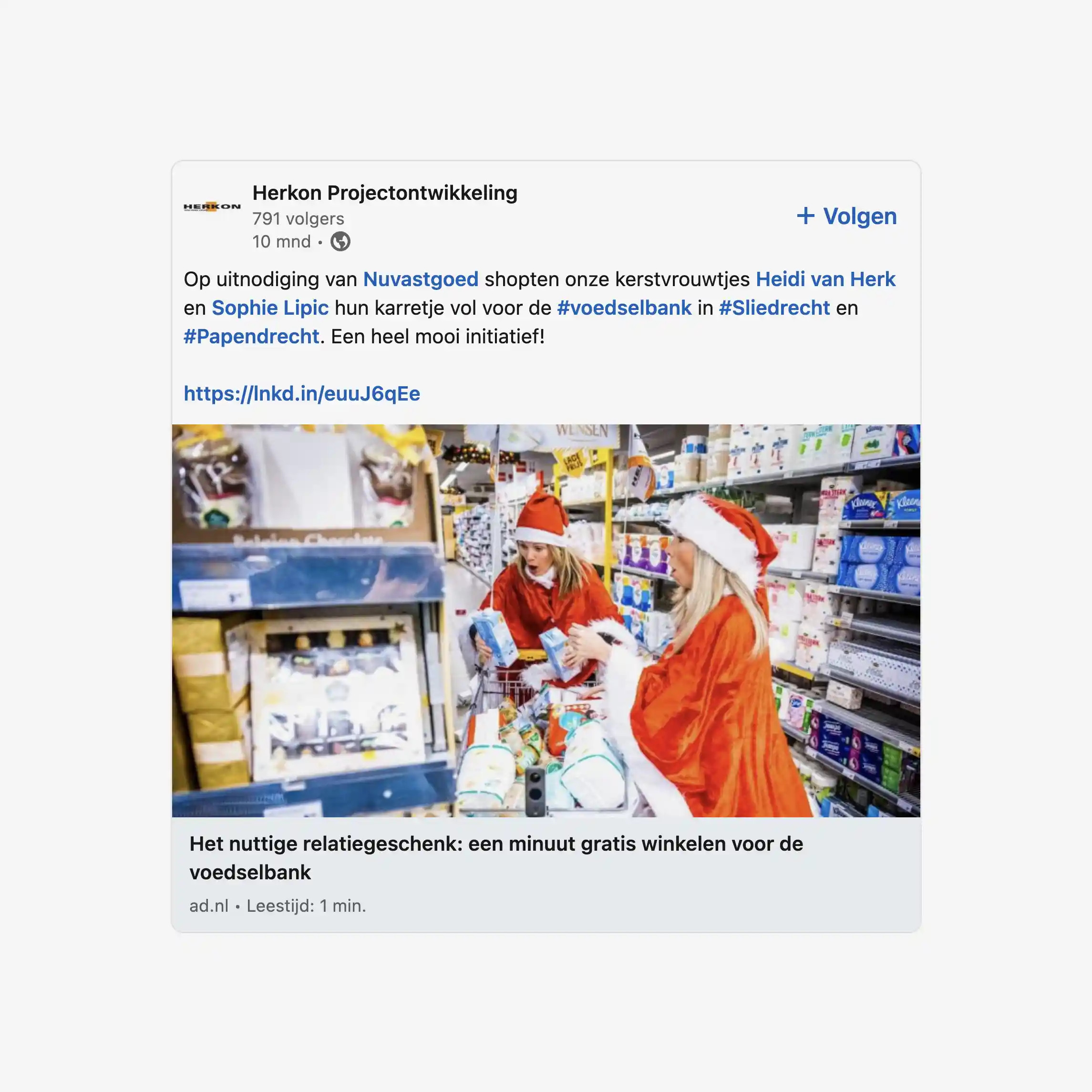 Untied supermarktrun linkedin